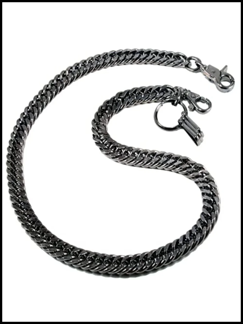 Heavy Duty Chrome Plated Steel Wallet Chain for Bikers & Truckers 20 inch